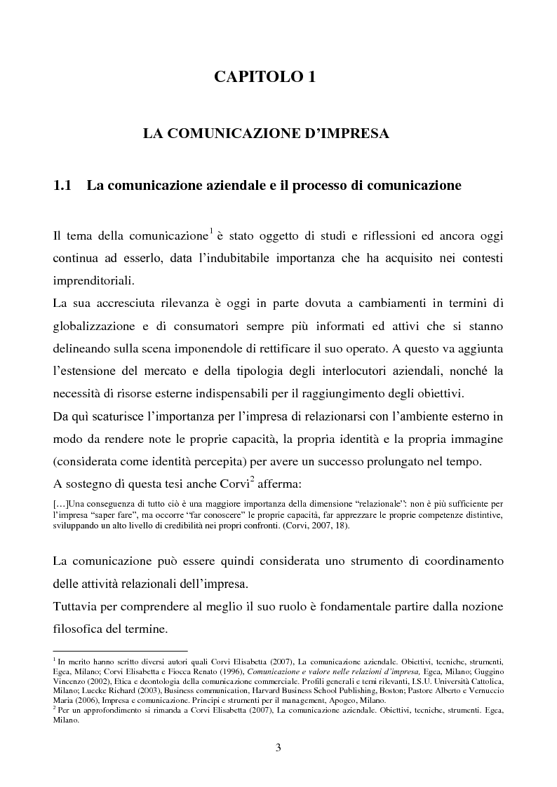 Anteprima della tesi: Pubblicità e marketing non convenzionale per il lancio del marchio Dr, Pagina 3