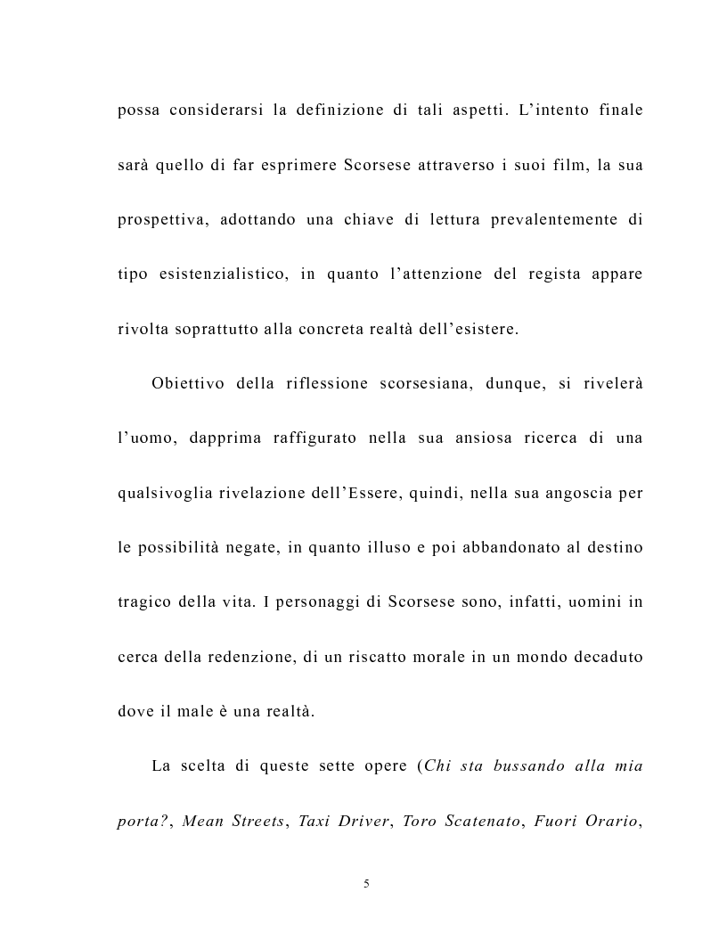 Anteprima della tesi: Martin Scorsese e la critica italiana: la morale e l'iconografia cattolica, Pagina 2