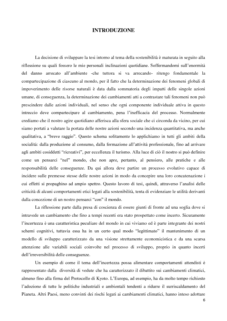 Anteprima della tesi: Il turismo come sostenibilità, come sport e come fenomeno ludico: il caso del cicloturismo, Pagina 3