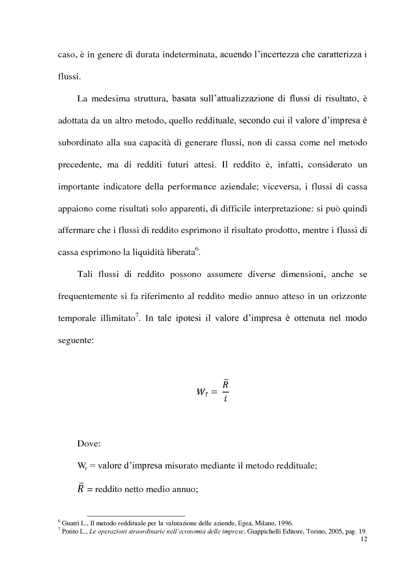 Anteprima della tesi: Il metodo dei multipli nella valutazione delle aziende: il caso delle initial public offering, Pagina 9