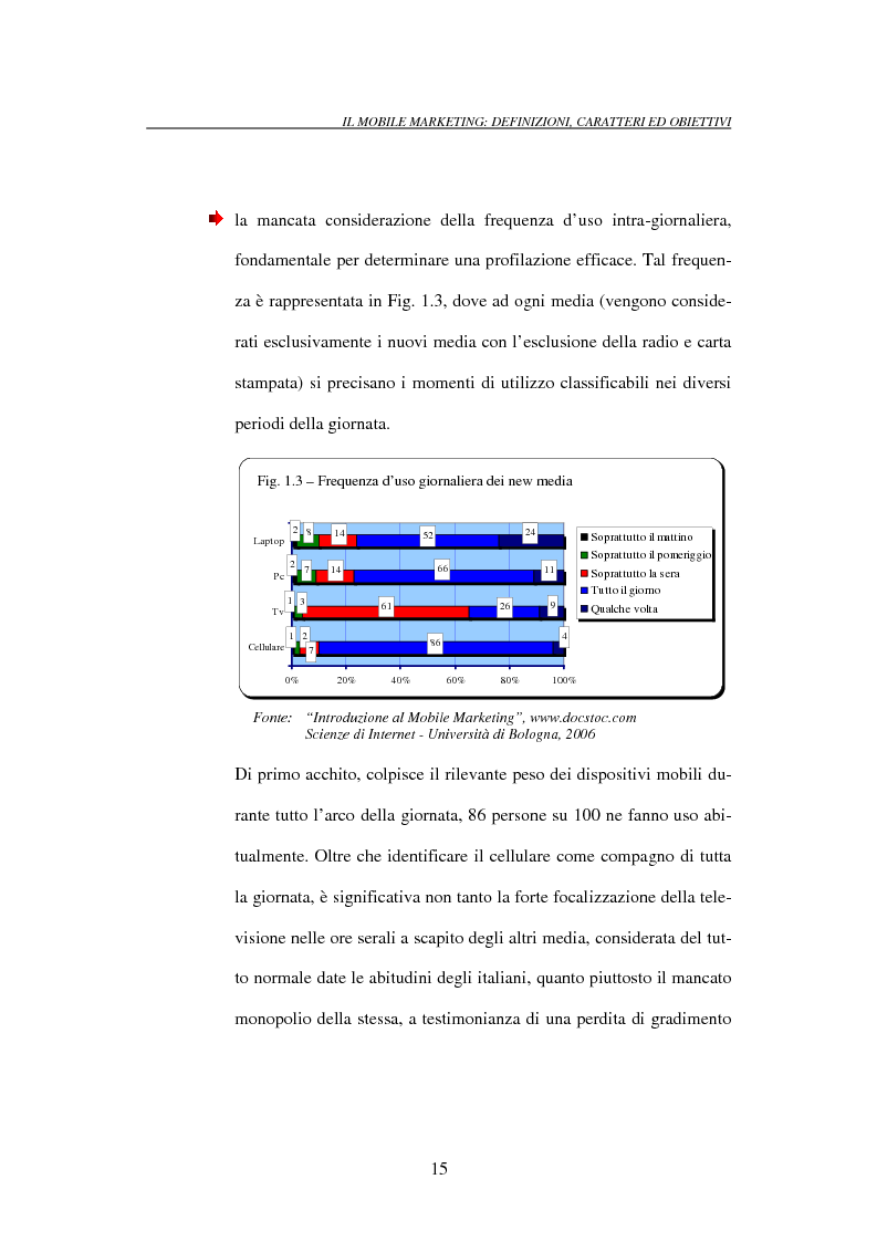 Anteprima della tesi: Il mobile marketing: caratteri, strumenti ed esperienze aziendali, Pagina 15