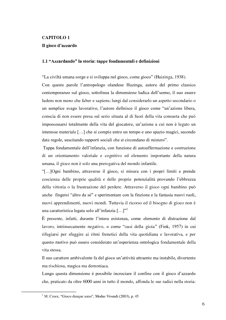 Anteprima della tesi: Gruppo e gioco d'azzardo, Pagina 3