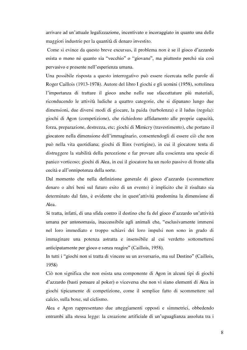 Anteprima della tesi: Gruppo e gioco d'azzardo, Pagina 5