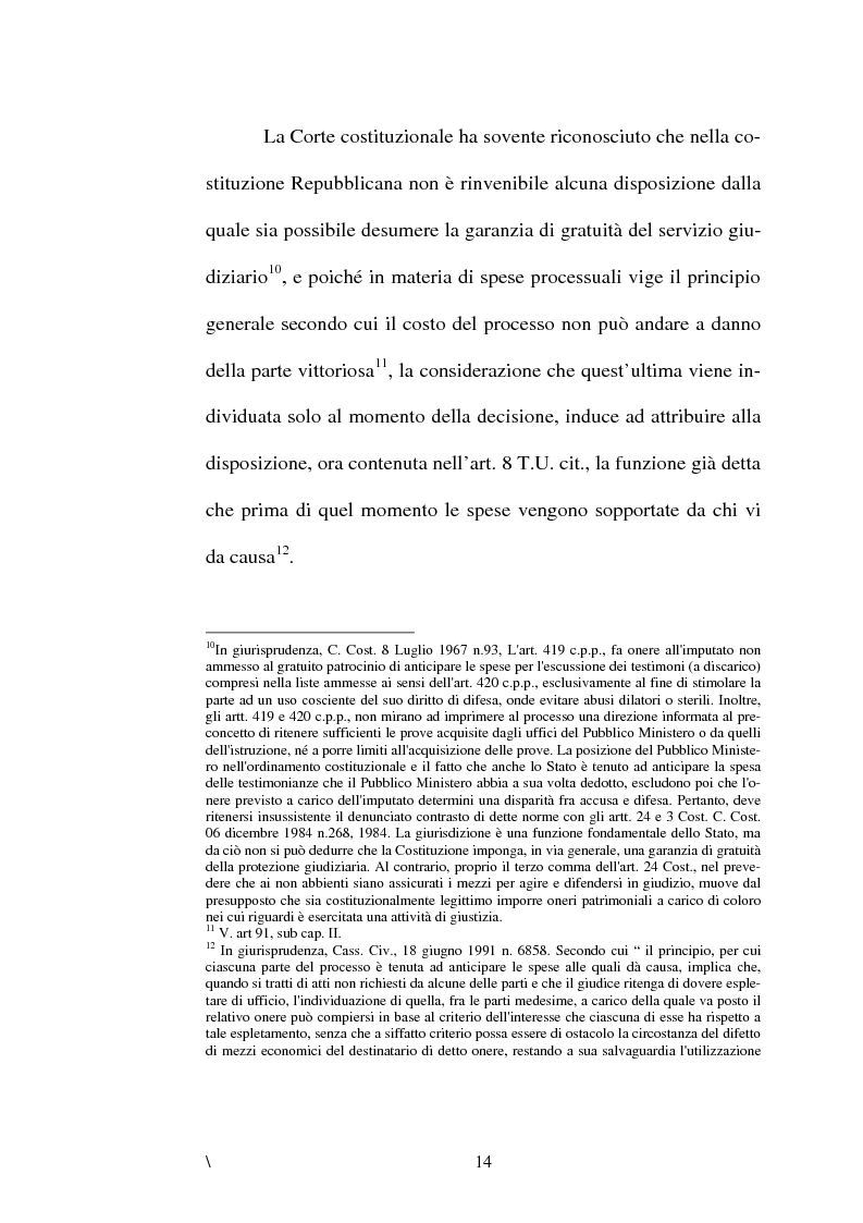 Anteprima della tesi: La disciplina delle spese nel processo civile, Pagina 10
