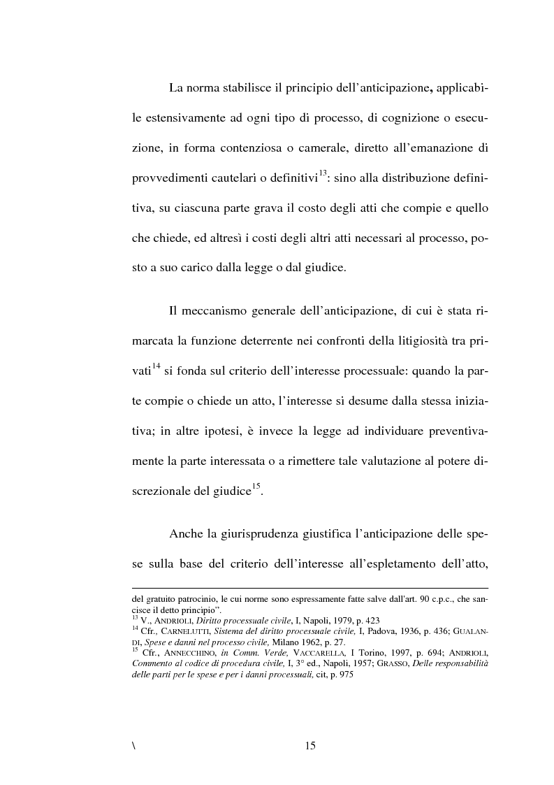 Anteprima della tesi: La disciplina delle spese nel processo civile, Pagina 11