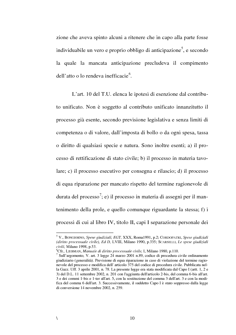 Anteprima della tesi: La disciplina delle spese nel processo civile, Pagina 6