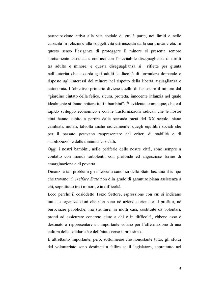Anteprima della tesi: I diritti dei minori nell'ordinamento giuridico italiano, Pagina 4
