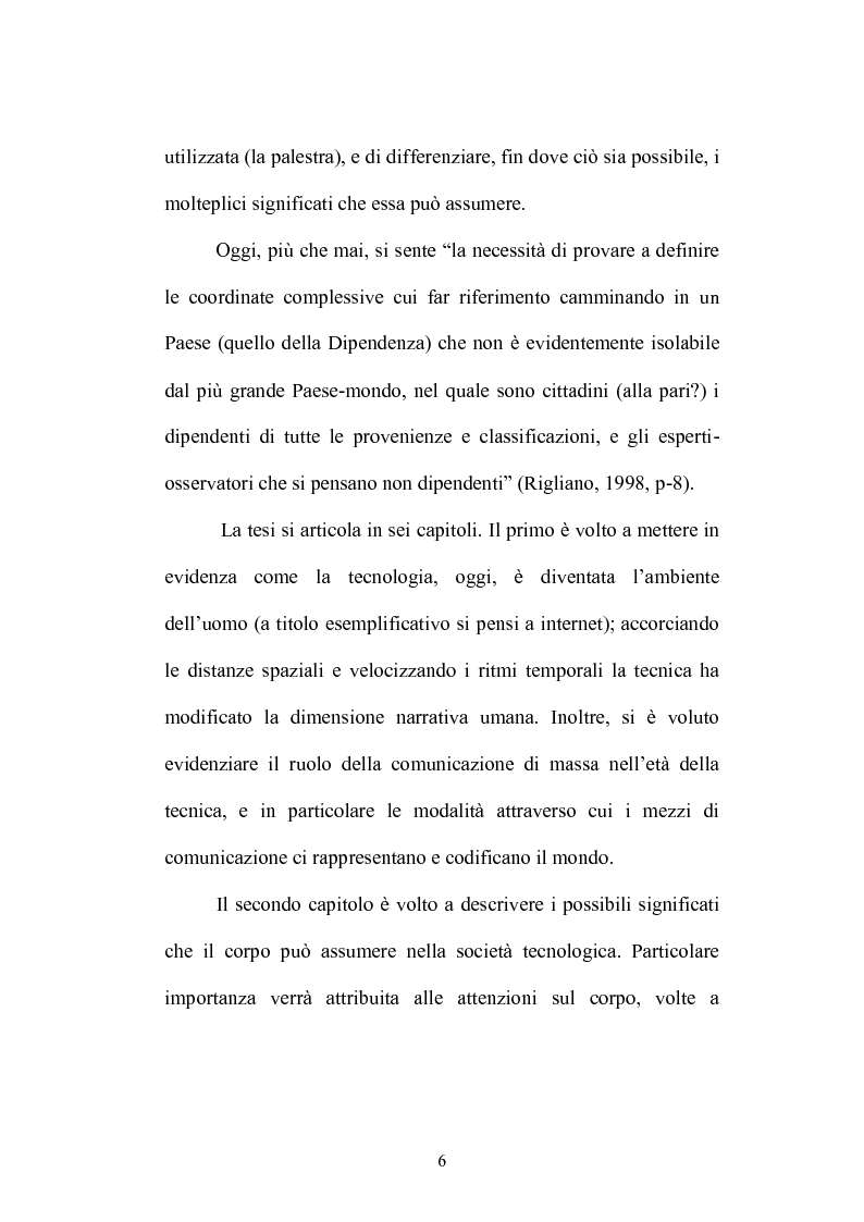 Anteprima della tesi: Dalla psicologia dello sport e benessere, alla psicologia del doping. Ricerca su motivazioni e significati delle manipolazioni corporee del body-builder: integratori e steroidi anabolizzanti., Pagina 3