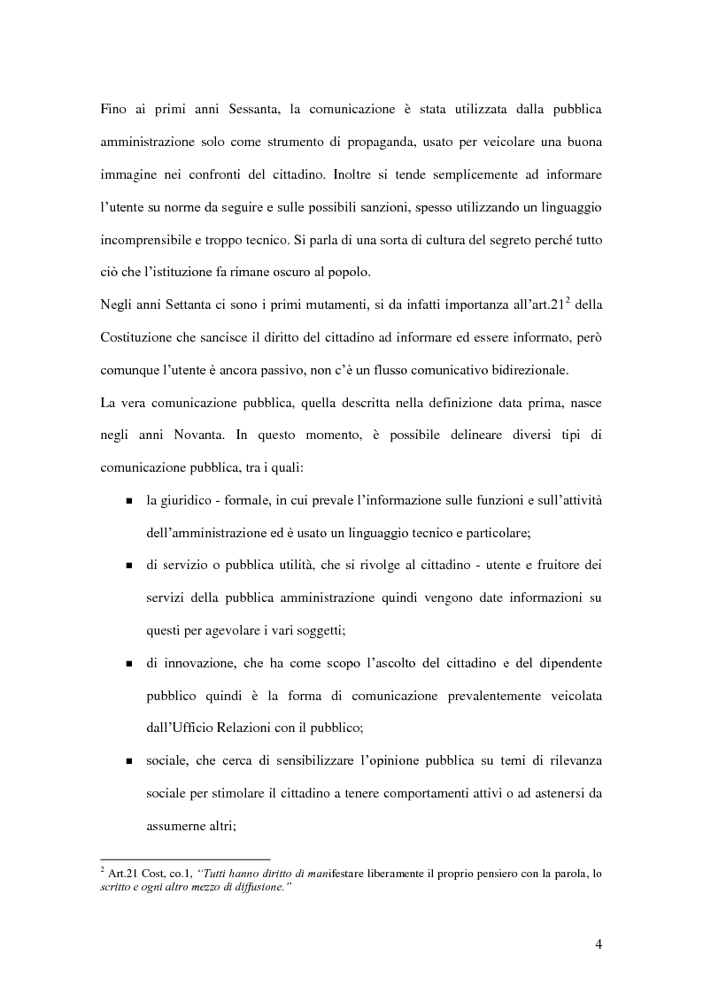Anteprima della tesi: La comunicazione pubblica e istituzionale di Regione Lombardia, Pagina 2