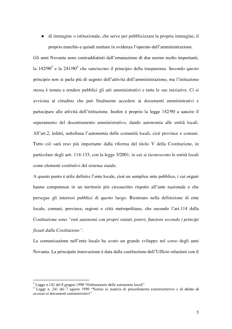 Anteprima della tesi: La comunicazione pubblica e istituzionale di Regione Lombardia, Pagina 3