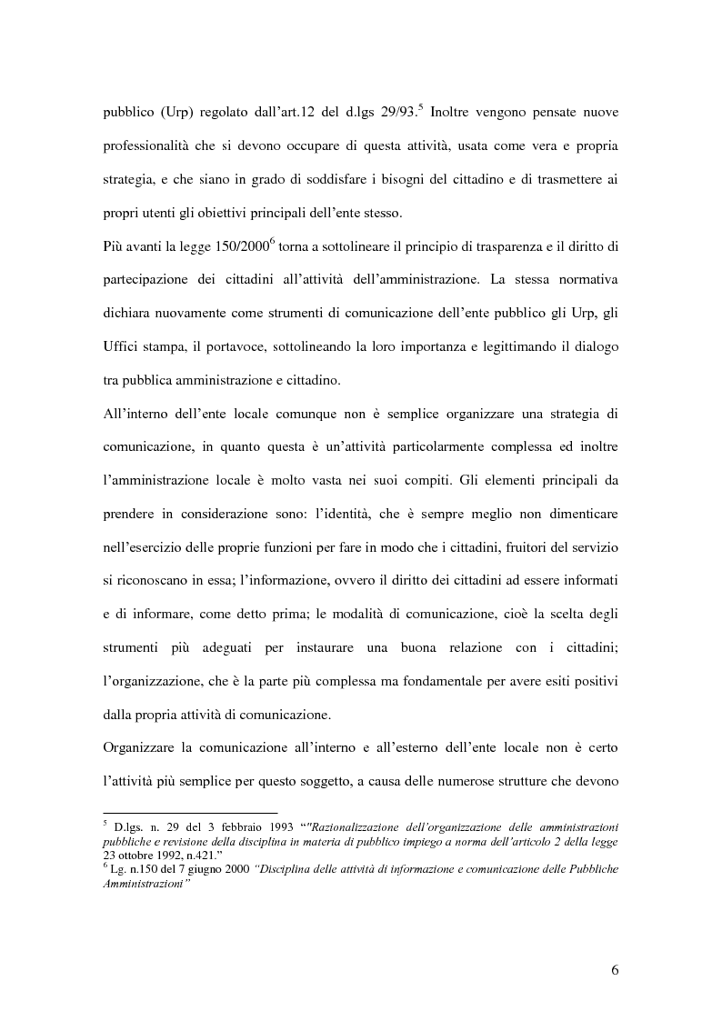Anteprima della tesi: La comunicazione pubblica e istituzionale di Regione Lombardia, Pagina 4