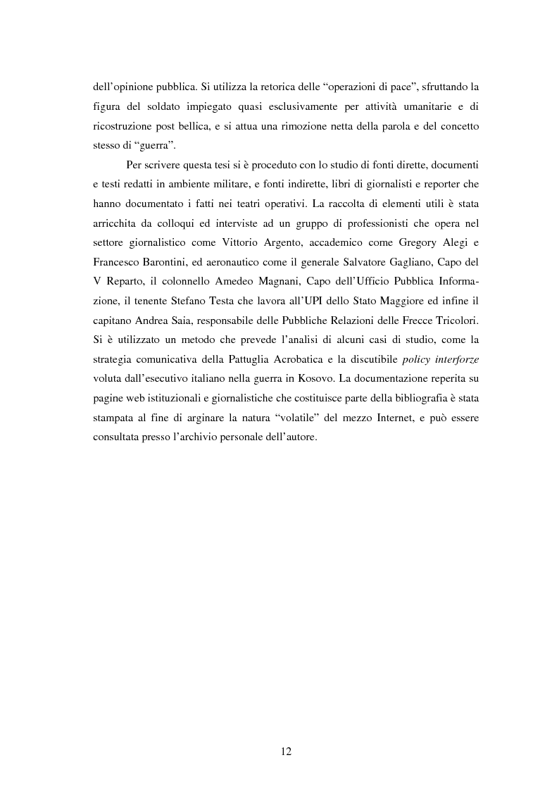 Anteprima della tesi: La comunicazione dell’aeronautica militare, dal 1980 ai giorni nostri. Difformità tra il modello azzurro e la policy interforze., Pagina 4
