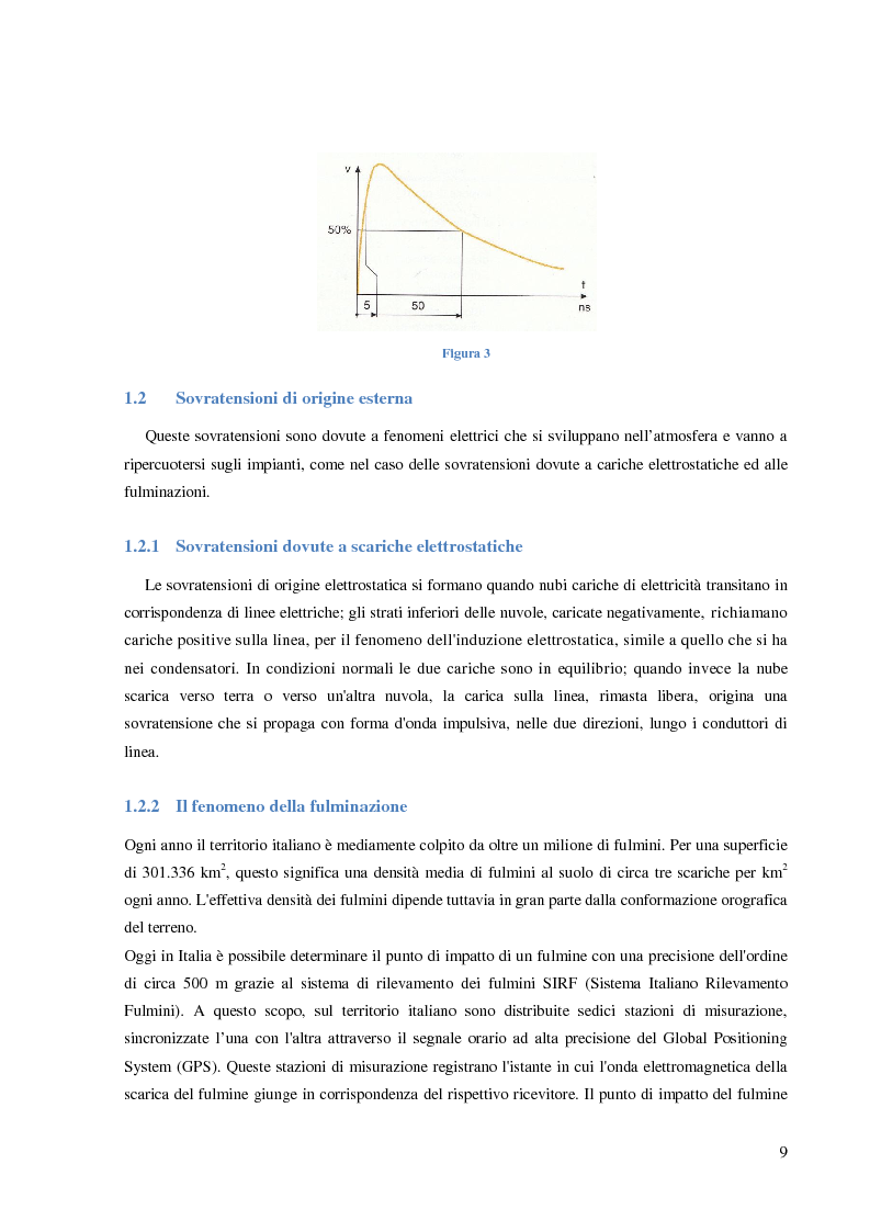 Anteprima della tesi: Protezione dalle sovratensioni: analisi, scelta e dimensionamento degli SPD, Pagina 5