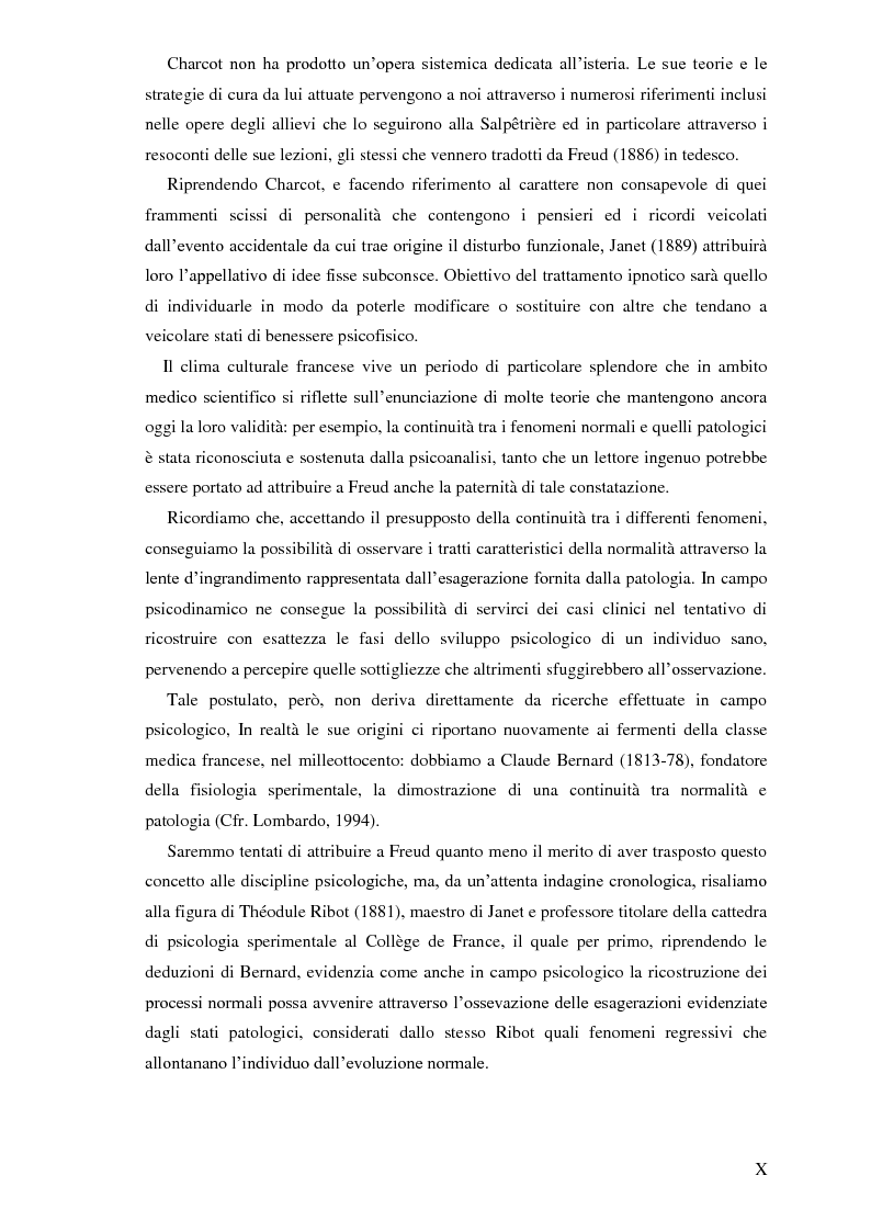 Anteprima della tesi: Pierre Janet, le origini della disaggregazione psicologica, Pagina 6
