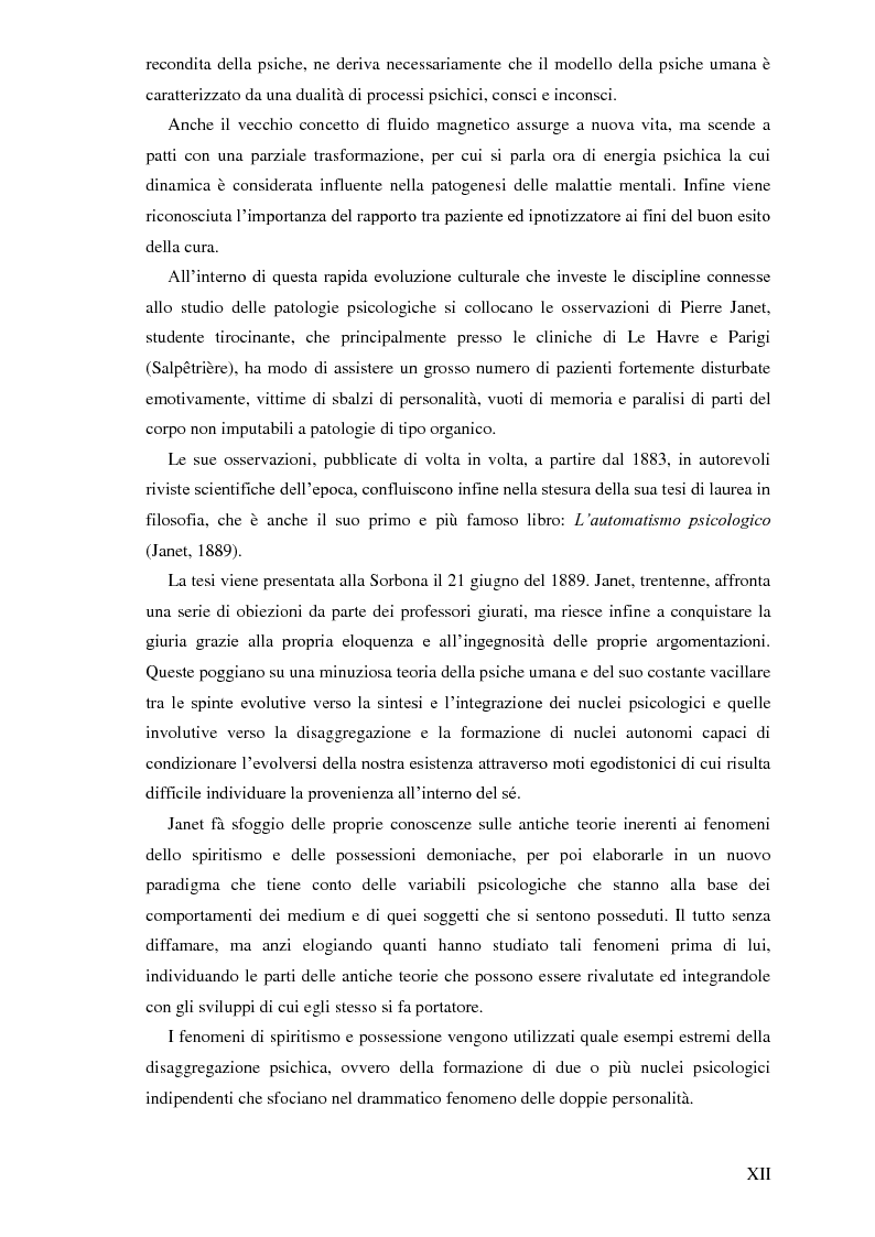 Anteprima della tesi: Pierre Janet, le origini della disaggregazione psicologica, Pagina 8