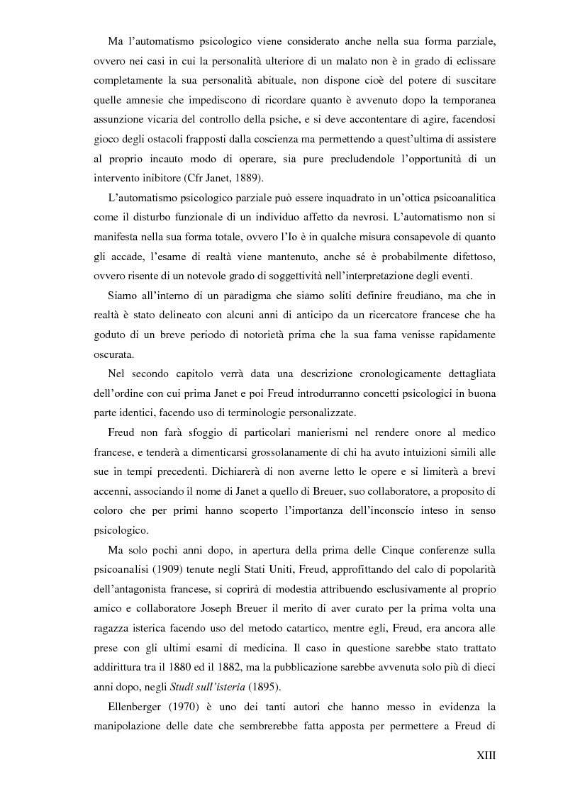Anteprima della tesi: Pierre Janet, le origini della disaggregazione psicologica, Pagina 9