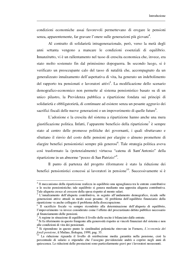Anteprima della tesi: Problematiche di investimento e convenienza della previdenza complementare, Pagina 2