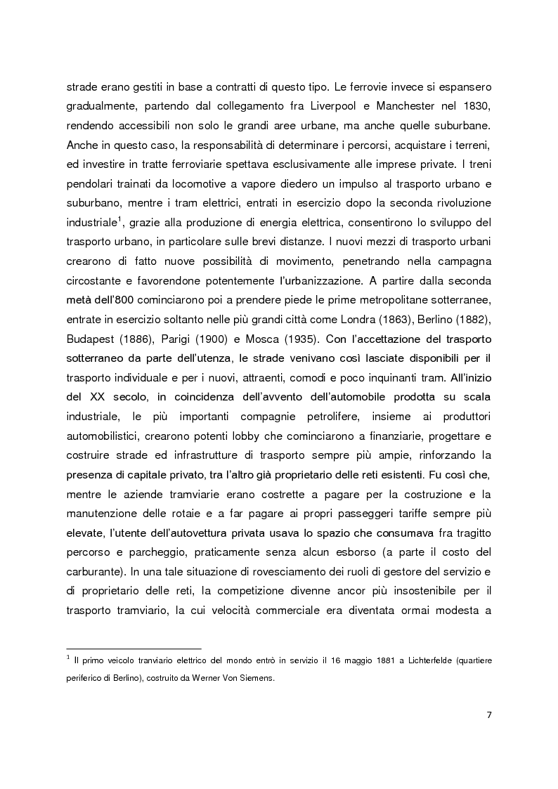 Anteprima della tesi: Sistemi di governance e modelli di integrazione tariffaria nel trasporto pubblico locale, Pagina 3