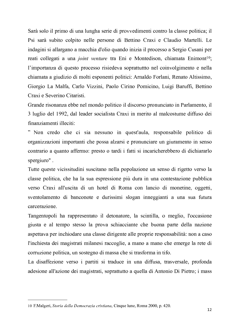 Anteprima della tesi: La diaspora democristiana dopo la fine della prima repubblica, Pagina 8