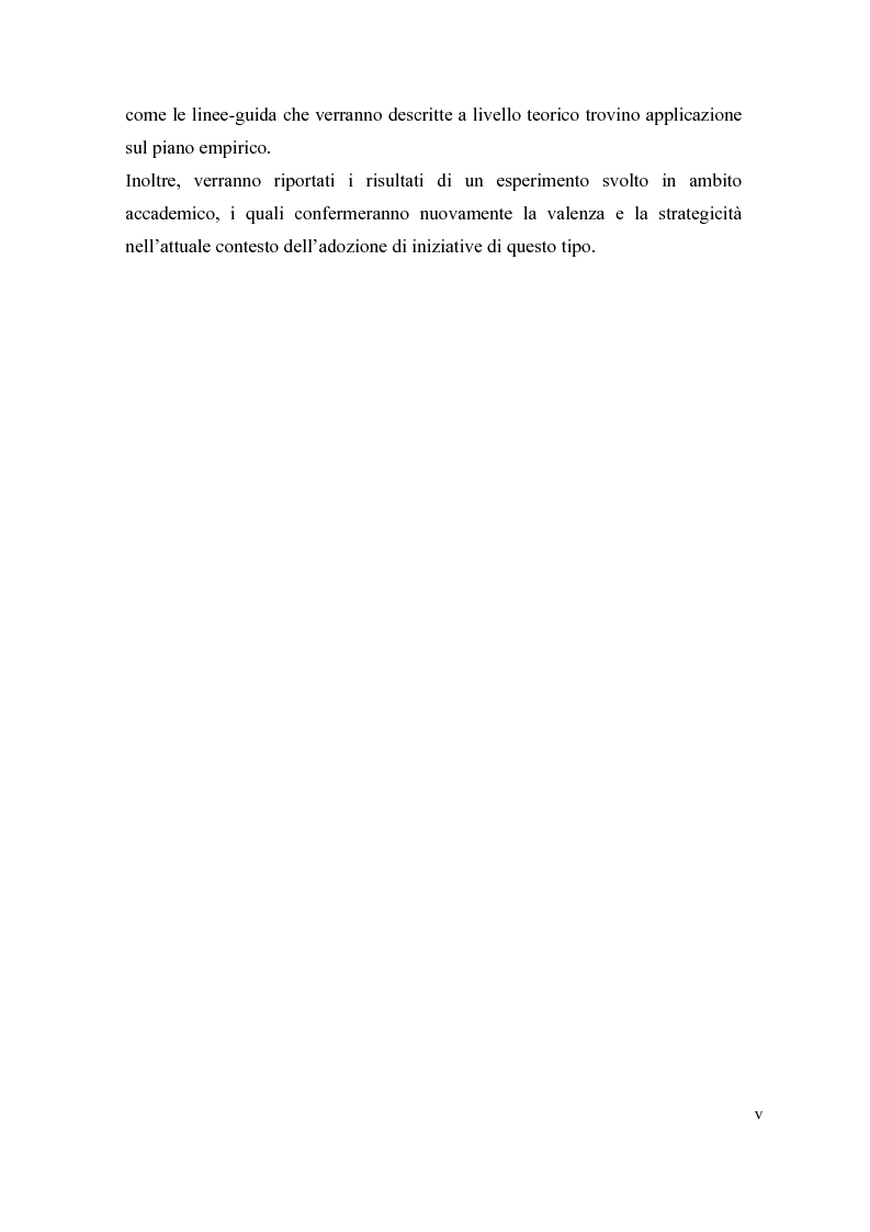 Anteprima della tesi: Il cause-related marketing e la responsabilità sociale delle imprese, Pagina 5