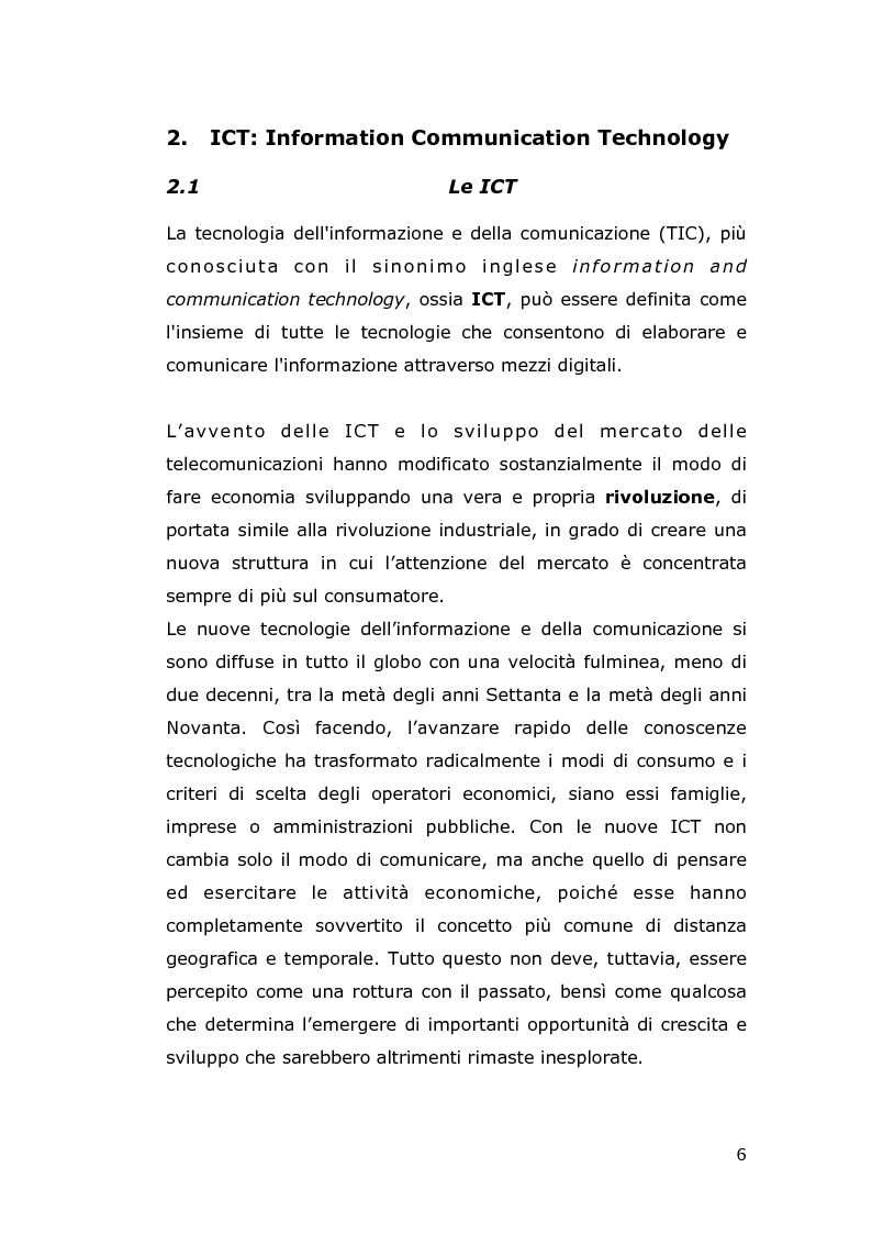 Anteprima della tesi: Le conseguenze economiche delle nuove tecnologie di comunicazione, Pagina 4
