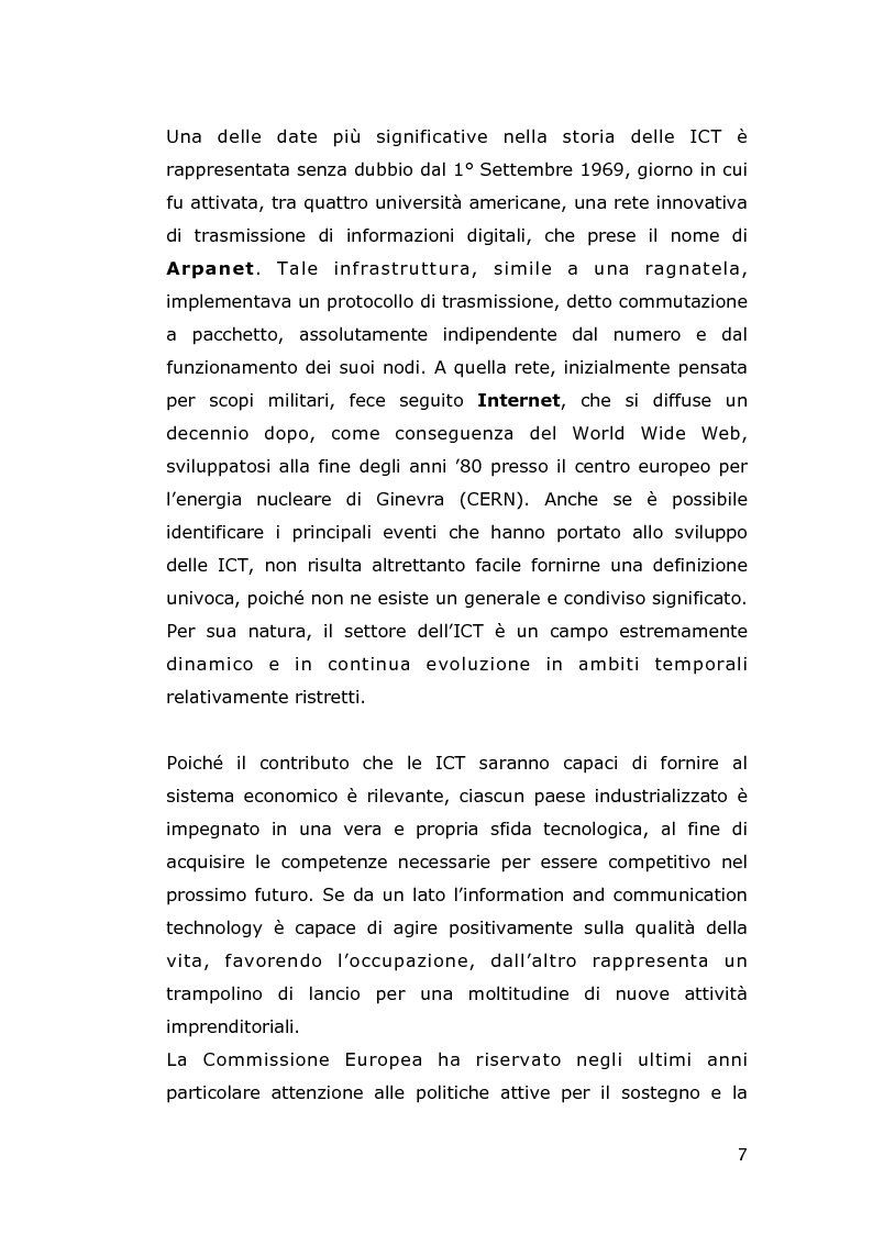 Anteprima della tesi: Le conseguenze economiche delle nuove tecnologie di comunicazione, Pagina 5