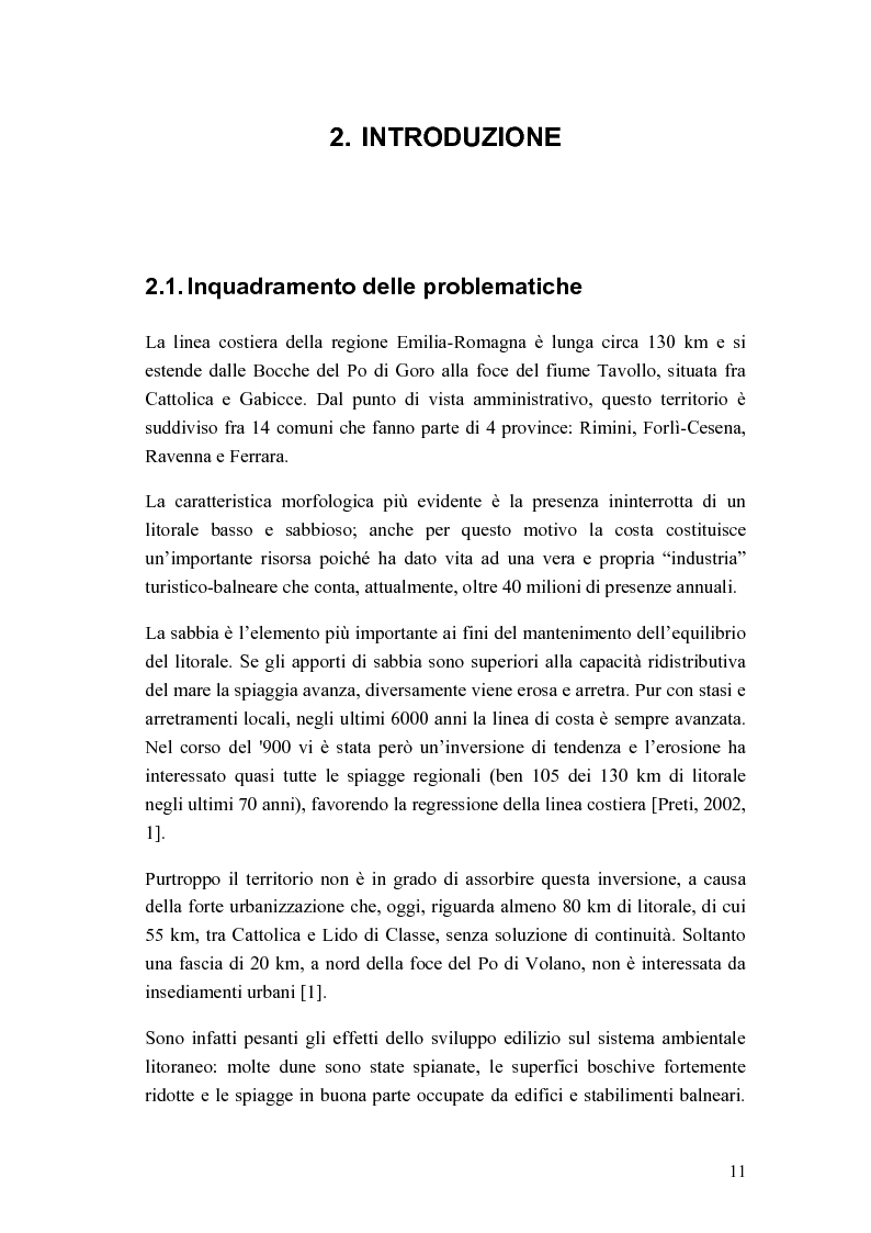 Anteprima della tesi: Cantiere per l'esecuzione di un ripascimento con temporaneo deposito in mare: analisi della dispersione dei sedimenti, Pagina 3