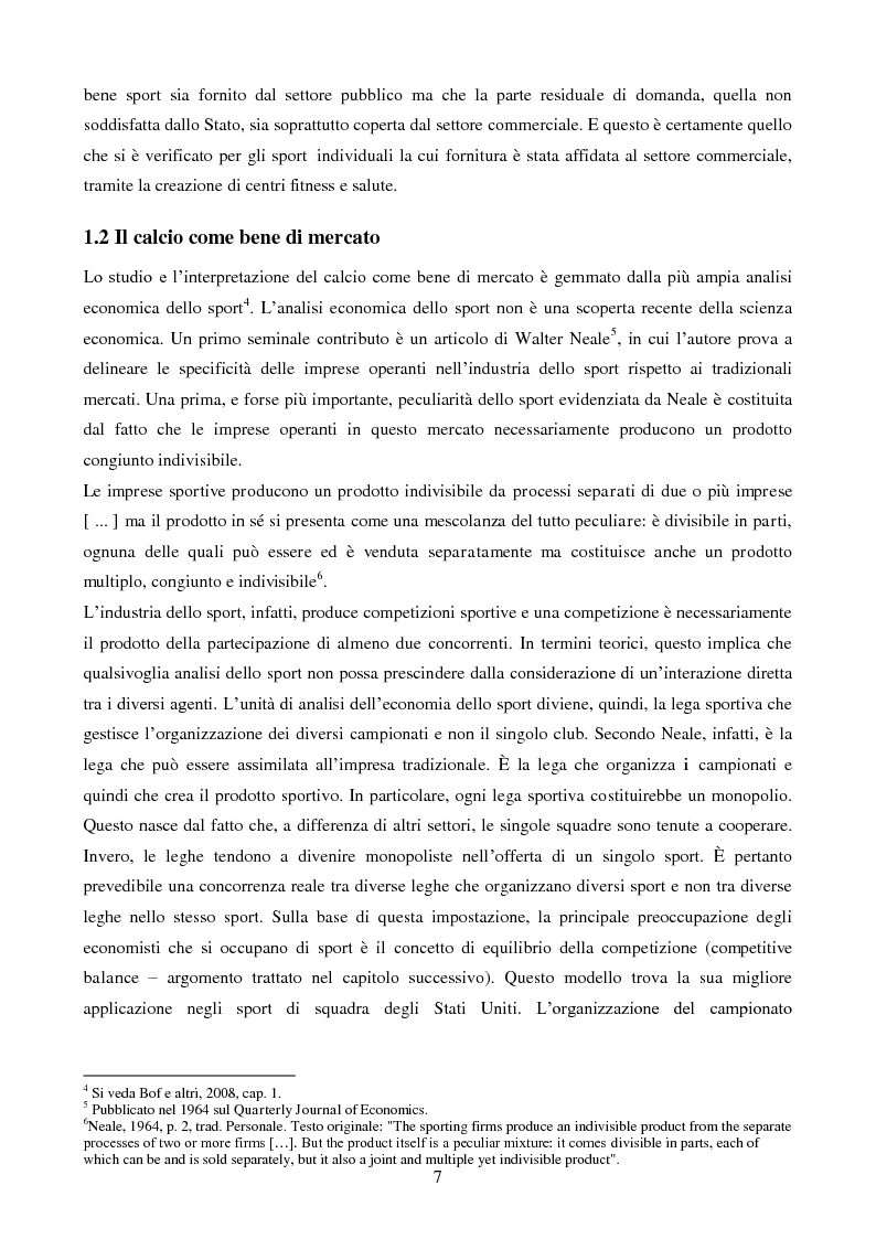 Anteprima della tesi: Organizzazione aziendale delle società sportive, Pagina 5