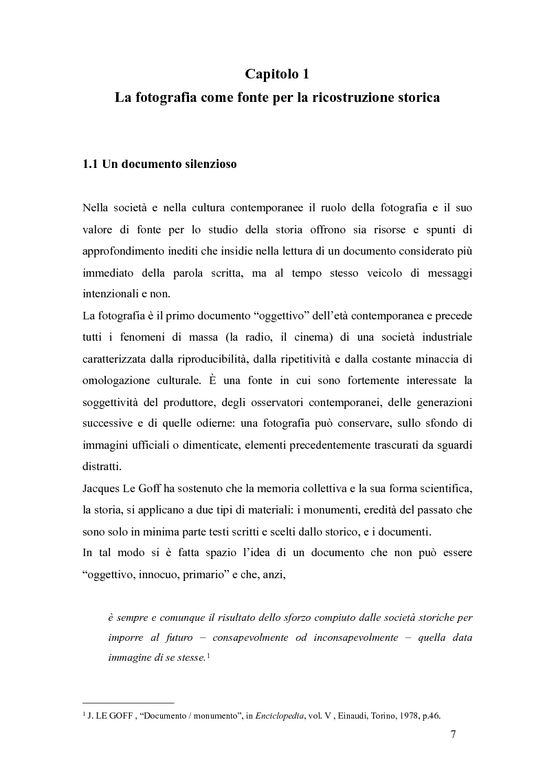 Anteprima della tesi: Il fascismo a Napoli nelle fotografie dell'Istituto Luce, Pagina 3