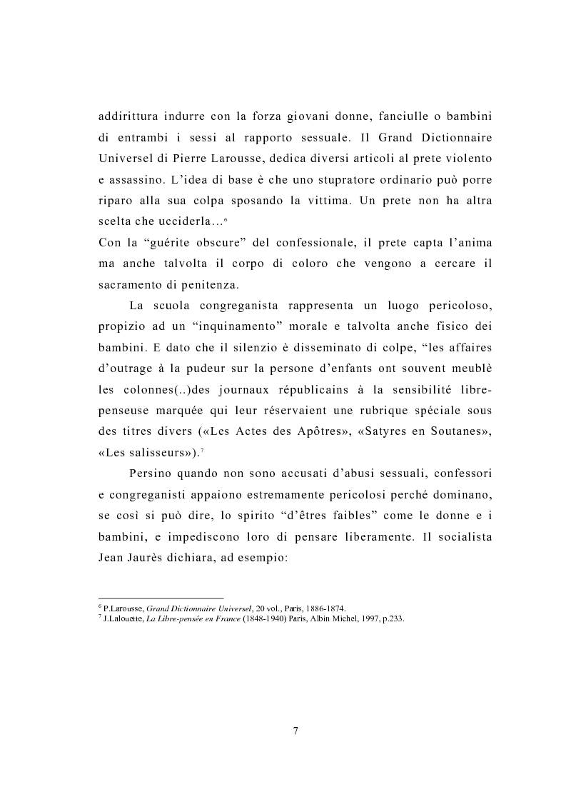 Anteprima della tesi: La figura del religioso nelle opere di Emile Zola, Pagina 11