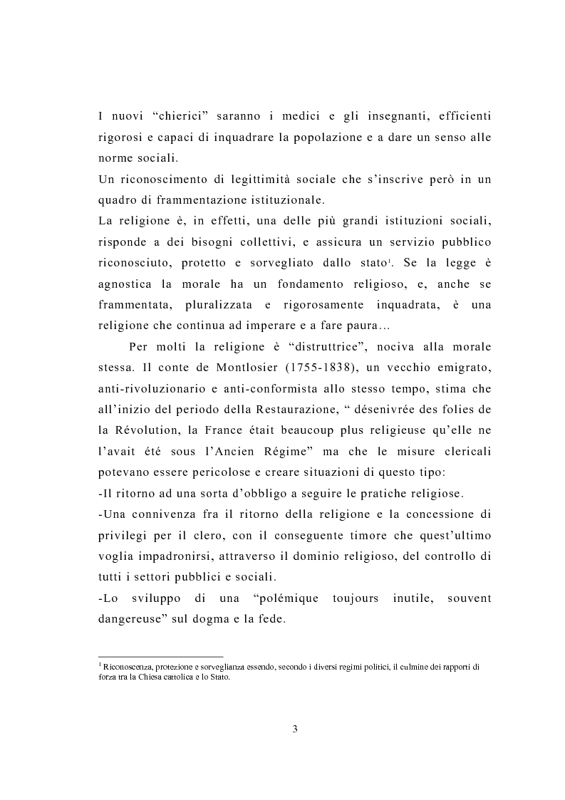 Anteprima della tesi: La figura del religioso nelle opere di Emile Zola, Pagina 7