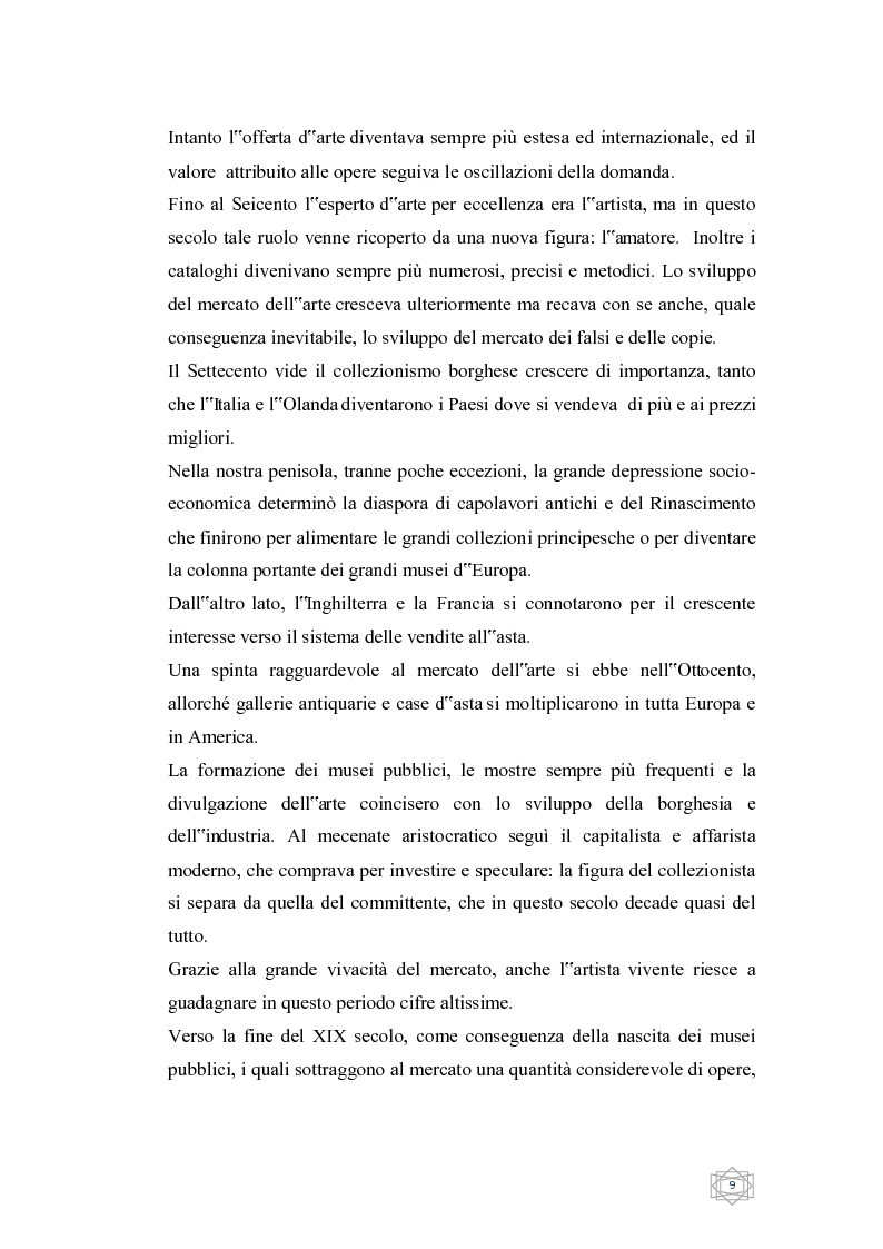 Anteprima della tesi: Dalla filantropia all'art banking: come l'arte contemporanea diventa immateriale, Pagina 3