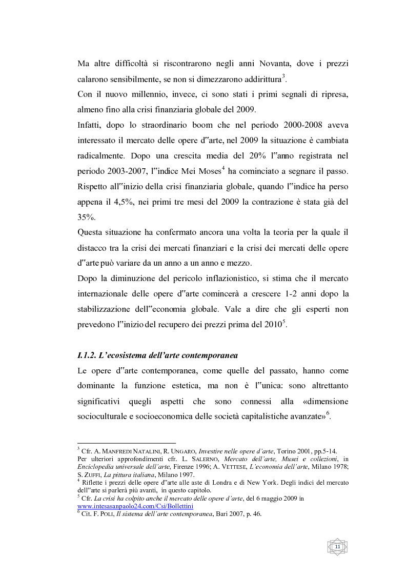 Anteprima della tesi: Dalla filantropia all'art banking: come l'arte contemporanea diventa immateriale, Pagina 5