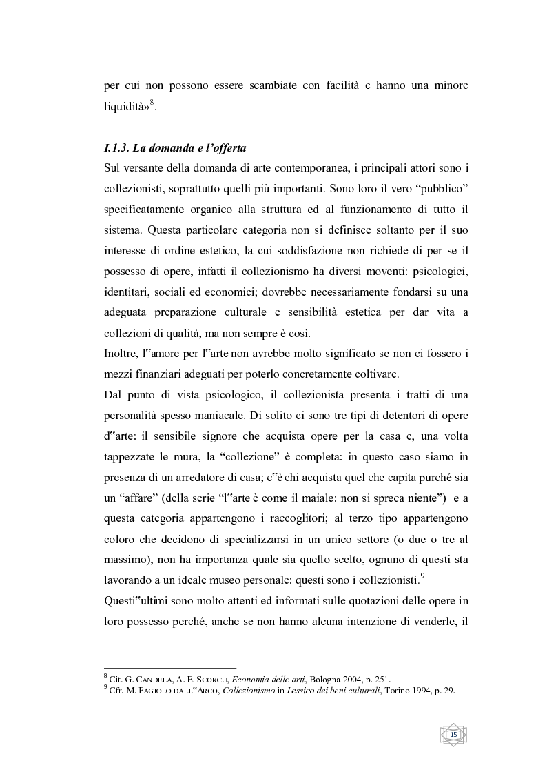 Anteprima della tesi: Dalla filantropia all'art banking: come l'arte contemporanea diventa immateriale, Pagina 9