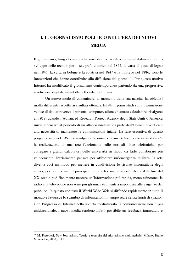 Anteprima della tesi: Il giornalismo politico scandalistico e la sua deriva in Dagospia, Pagina 5