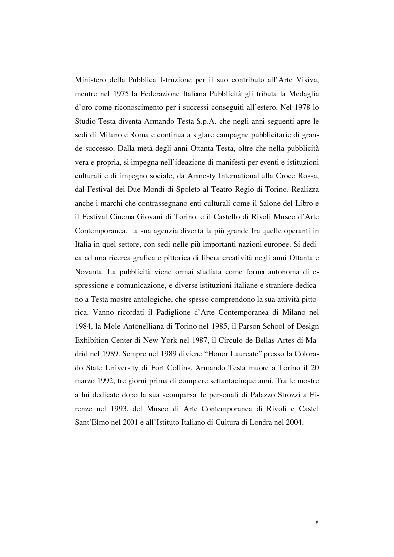 Anteprima della tesi: L'opera Armando Testa: apogeo e declino di un linguaggio, Pagina 5