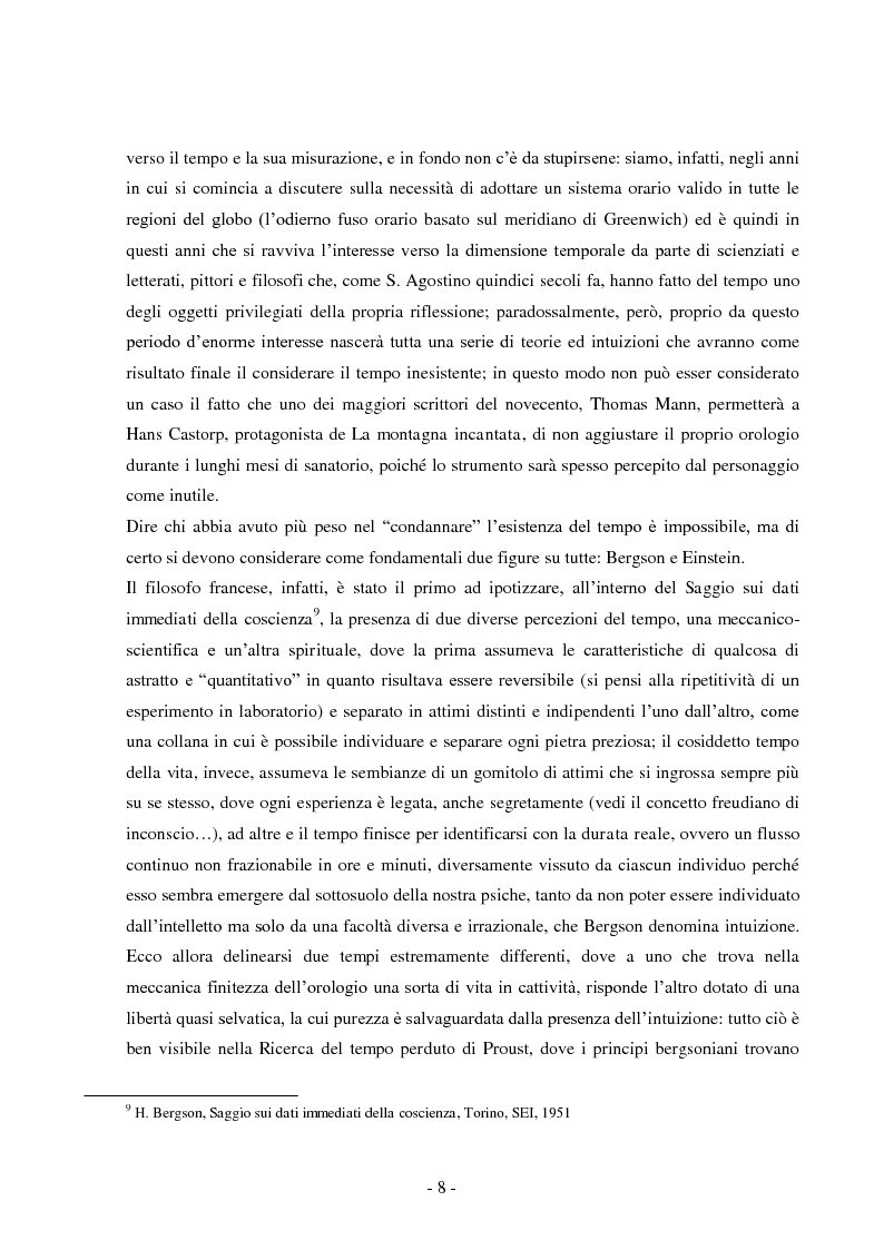 Anteprima della tesi: Tempo e spazio nei romanzi di Dino Buzzati, Pagina 6