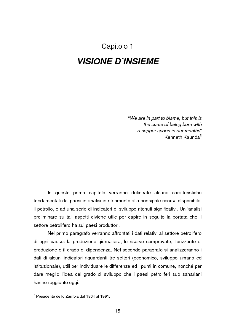 Anteprima della tesi: I paesi petroliferi dell'Africa sub sahariana, Pagina 8