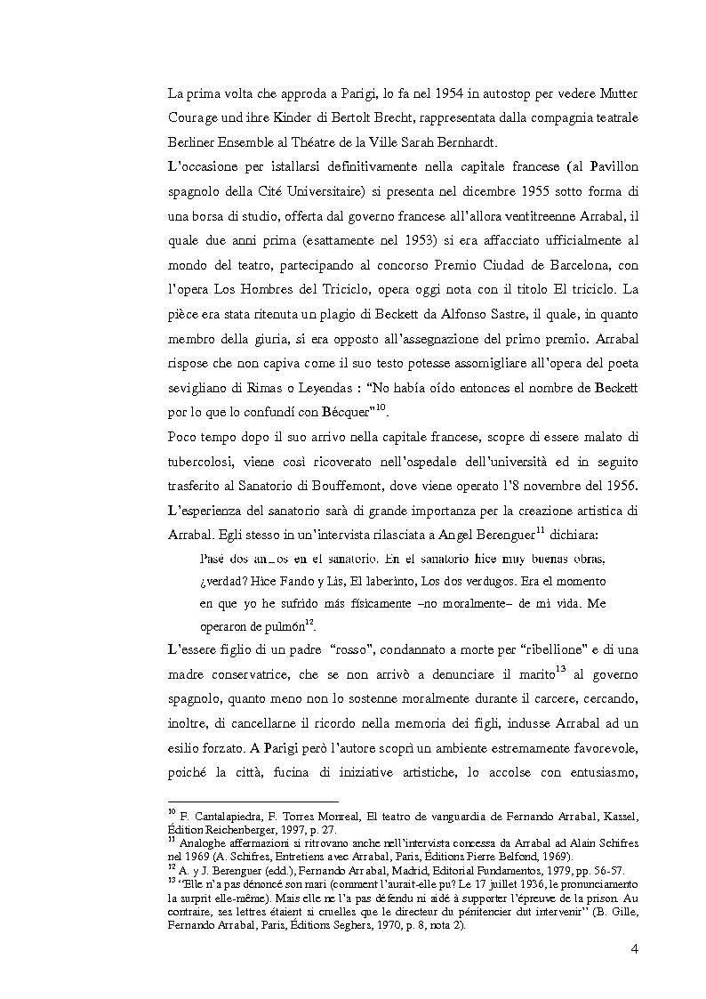 Anteprima della tesi: Fernando Arrabal y su ''Pánico'', Pagina 3