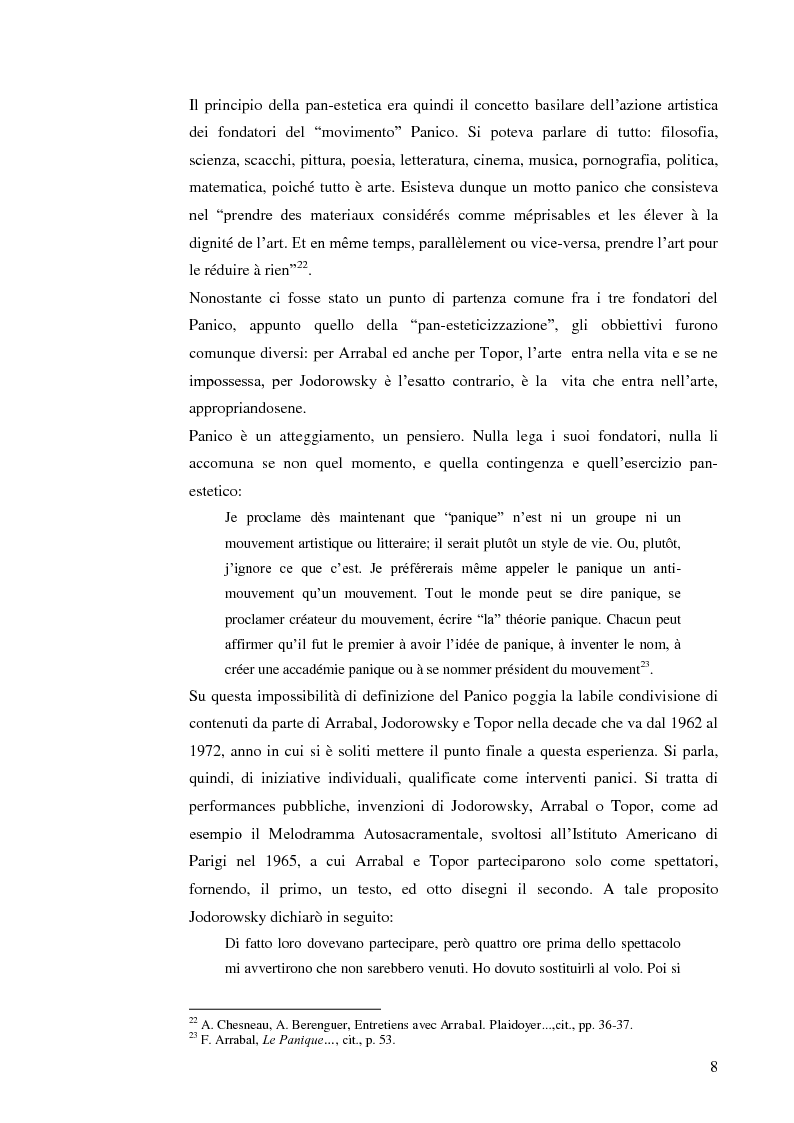 Anteprima della tesi: Fernando Arrabal y su ''Pánico'', Pagina 7