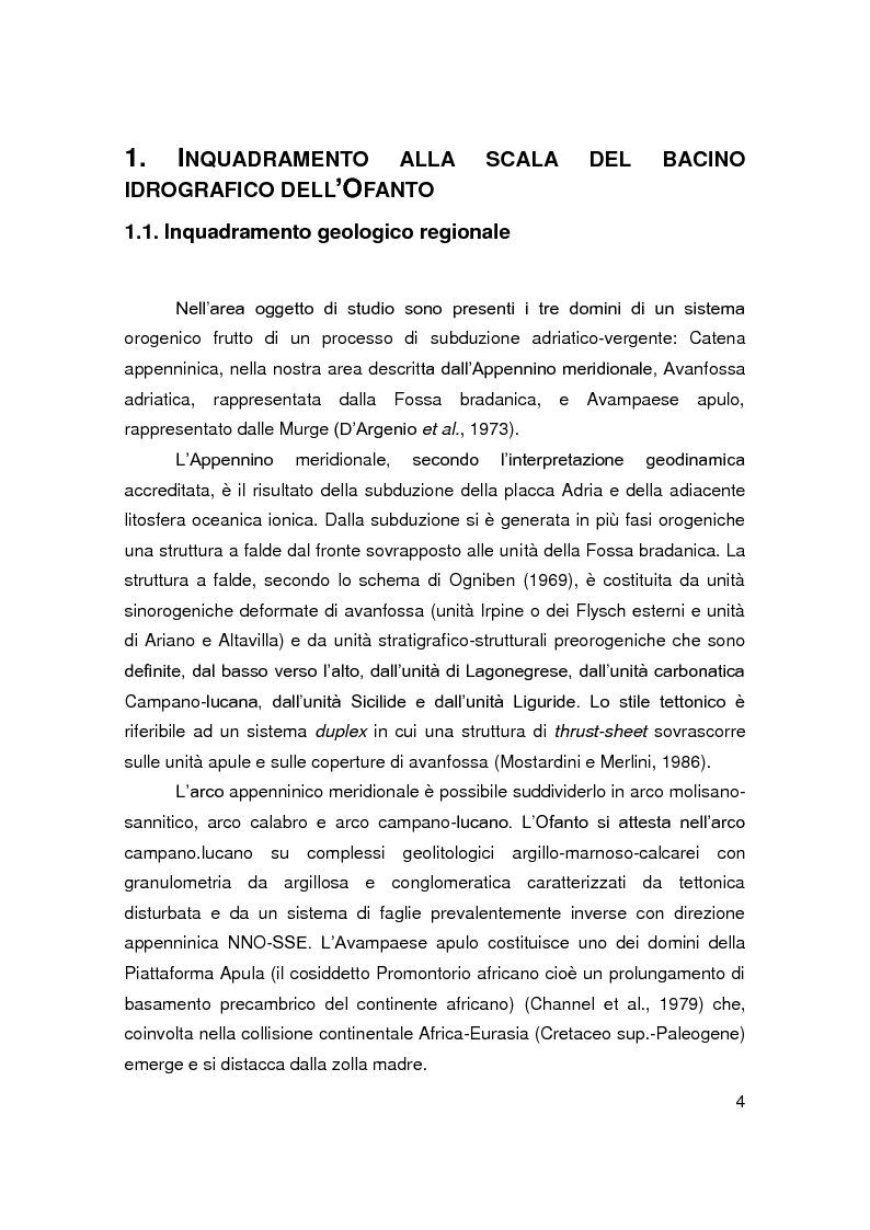 Anteprima della tesi: Interventi di ingegneria naturalistica per la riqualificazione ambientale di un tratto del fiume Ofanto in agro di Canosa Di Puglia, Pagina 2