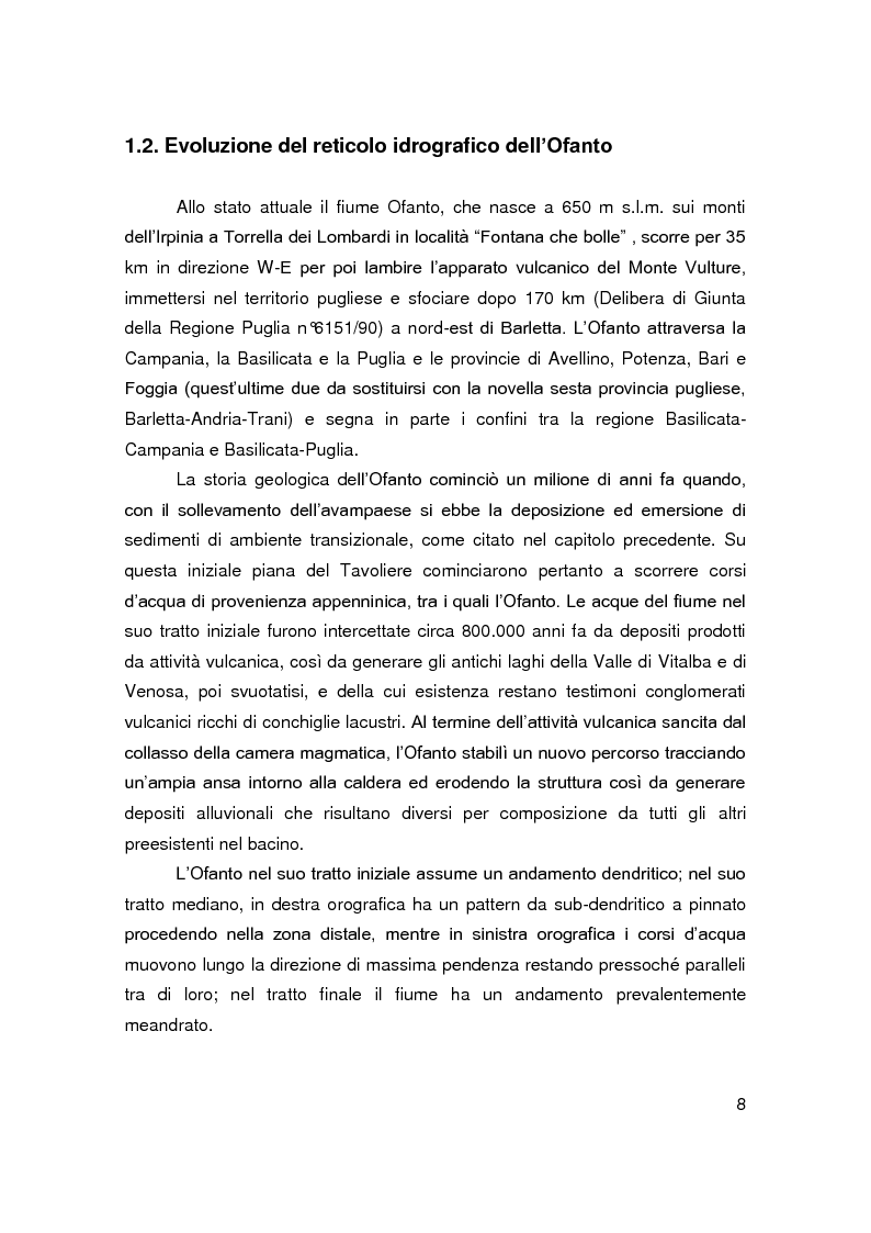 Anteprima della tesi: Interventi di ingegneria naturalistica per la riqualificazione ambientale di un tratto del fiume Ofanto in agro di Canosa Di Puglia, Pagina 6