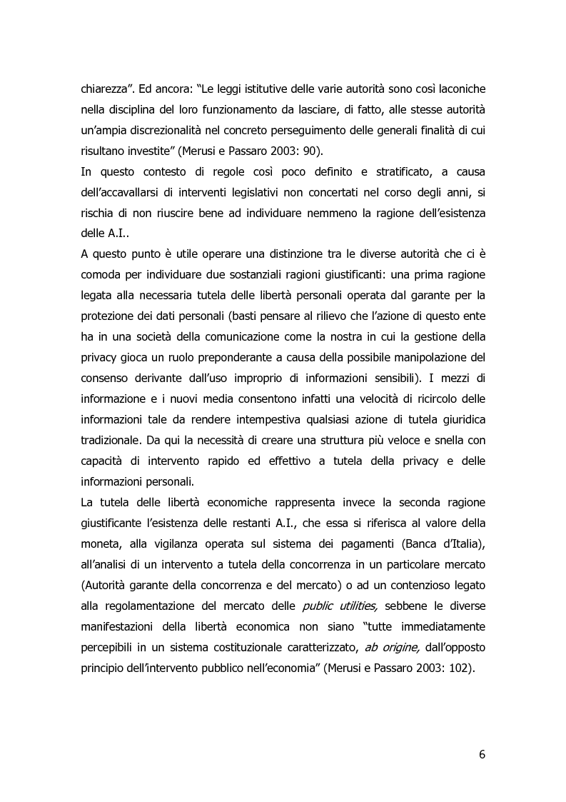Anteprima della tesi: Garanzia, vigilanza e controllo: il ruolo dell'AGCOM nel mercato delle telecomunicazioni mobili italiane, Pagina 3