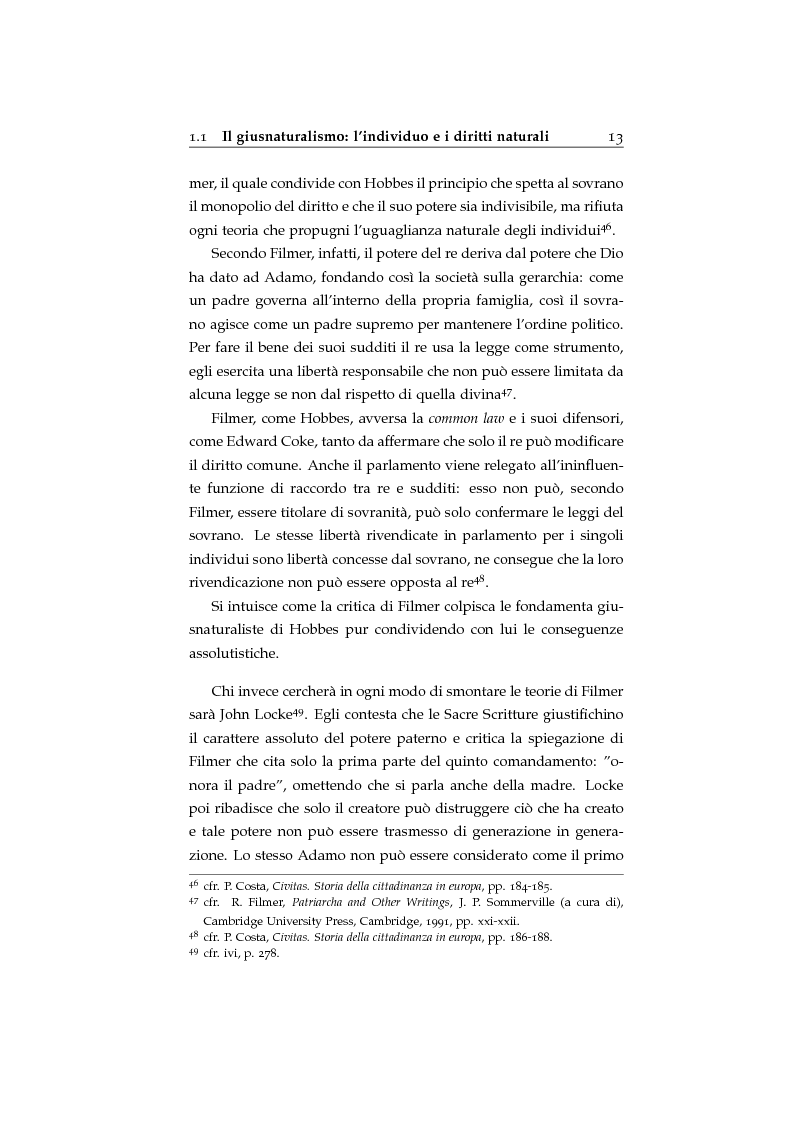 Anteprima della tesi: Storia ed evoluzione dei diritti fondamentali in Gran Bretagna: dal suddito inglese al cittadino europeo, Pagina 13