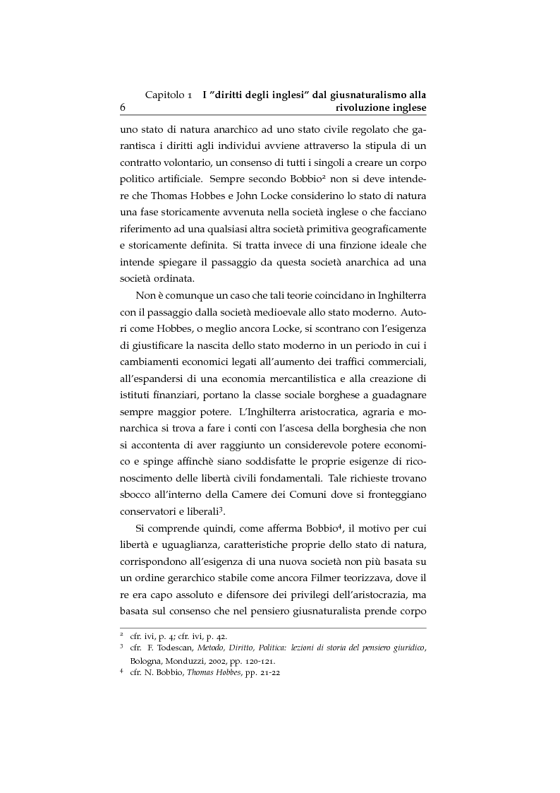 Anteprima della tesi: Storia ed evoluzione dei diritti fondamentali in Gran Bretagna: dal suddito inglese al cittadino europeo, Pagina 6