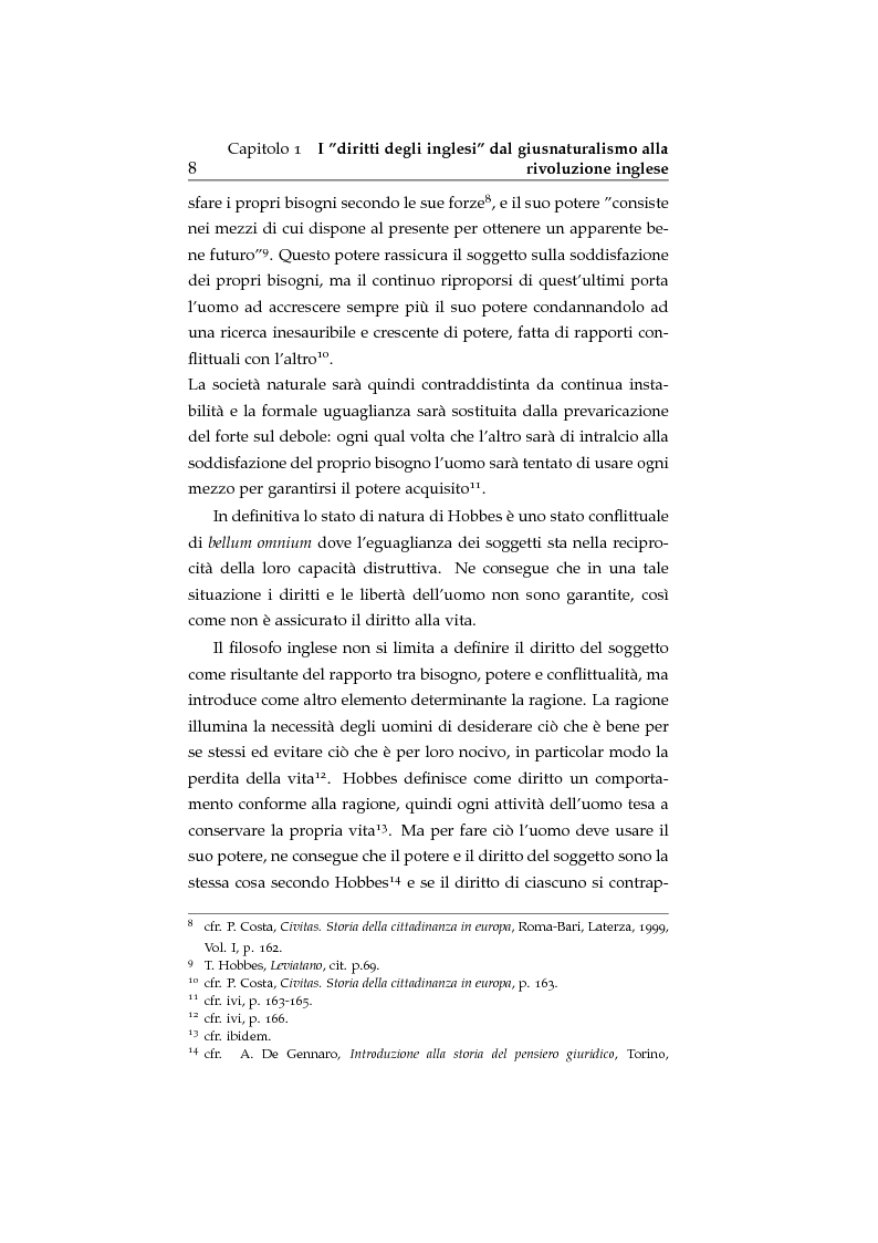 Anteprima della tesi: Storia ed evoluzione dei diritti fondamentali in Gran Bretagna: dal suddito inglese al cittadino europeo, Pagina 8