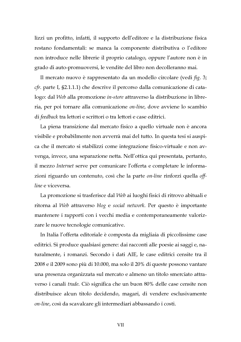 Anteprima della tesi: Il nuovo mercato editoriale: piccole case editrici, scrittori emergenti e domanda partecipativa, Pagina 3