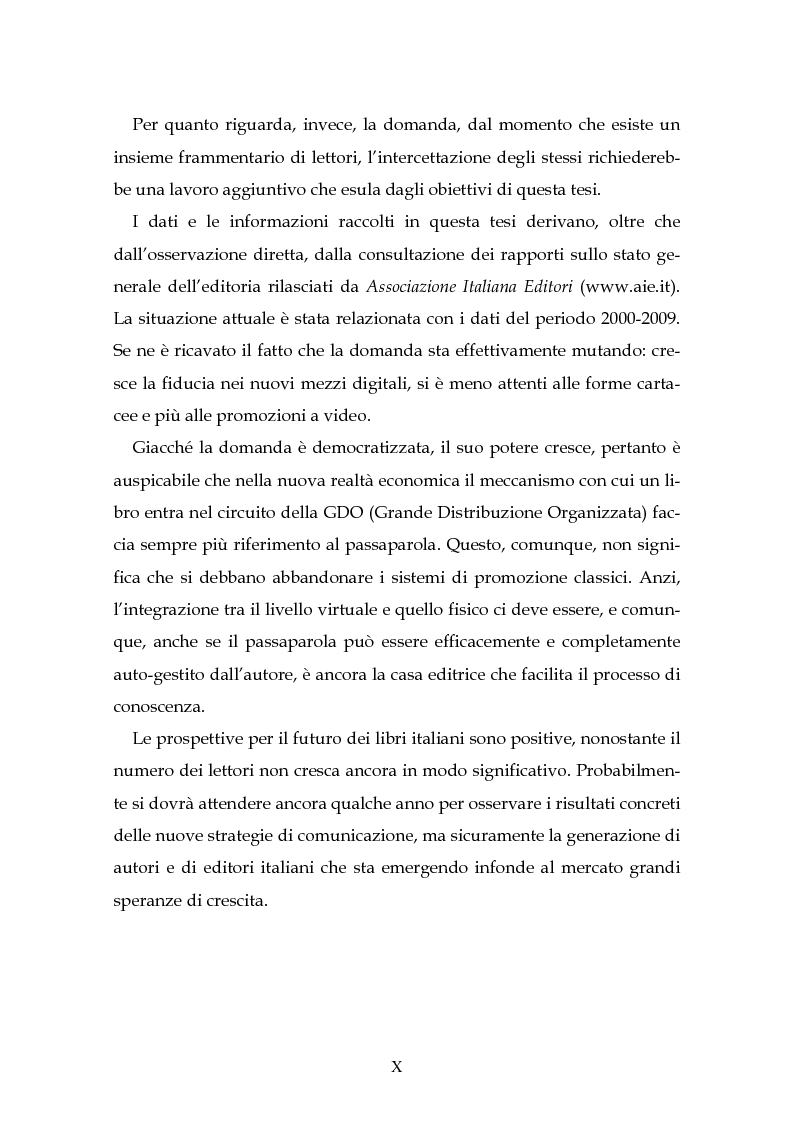 Anteprima della tesi: Il nuovo mercato editoriale: piccole case editrici, scrittori emergenti e domanda partecipativa, Pagina 6