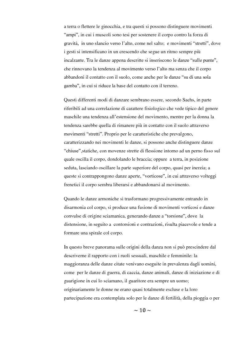 Anteprima della tesi: Come danza la psicosi: l'intervento danzaterapeutico nel trattamento delle psicosi, Pagina 10