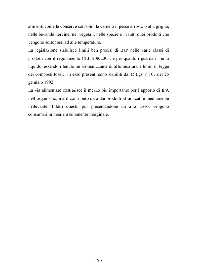 Anteprima della tesi: Idrocarburi policiclici aromatici (IPA) negli alimenti affumicati, Pagina 2
